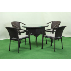 Комплект садових меблів Greengard Балеар Лайт Рт-20194-7, коричневий