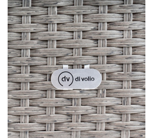 Комплект садових меблів DiVolio VERONA 9 предметів, бежевий