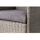 Комплект садових меблів Di Volio VERONA 8-місний, сірий