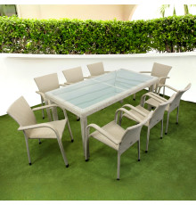 Комплект садових меблів Greengard Вермонт 180, бежевий