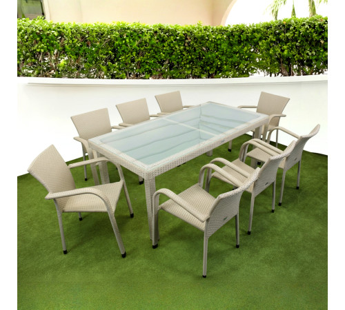 Комплект садових меблів Greengard Вермонт 180, бежевий