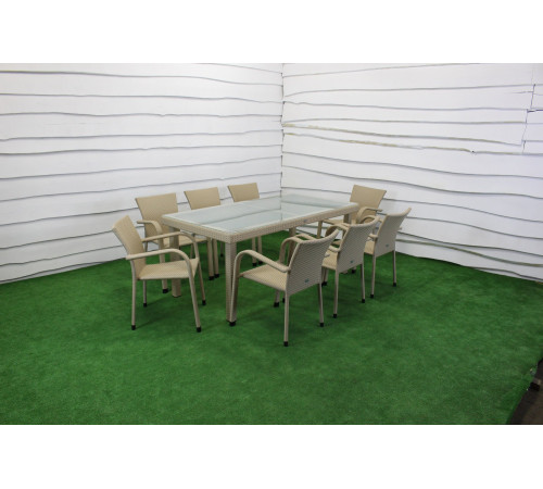 Комплект садових меблів Greengard Вермонт 180, бежевий