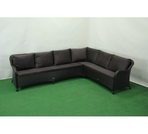 Комплект садових меблів Greengard Версаль, коричнево-чорний