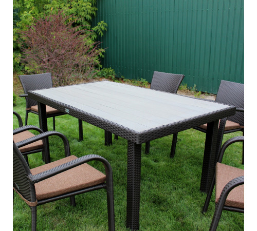 Комплект садових меблів Greengard Верона 160, коричневий