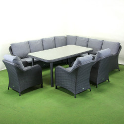 Комплект садових меблів Greengard Версаль, сірий