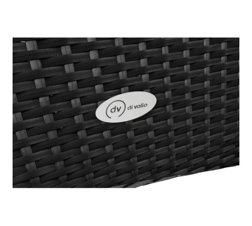 Комплект садових меблів Di Volio Siena, чорний