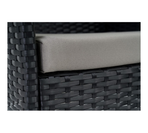 Комплект садових меблів Di Volio Siena, чорний