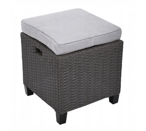 Комплект садових меблів з ротангу JUMI MILANO, сірий