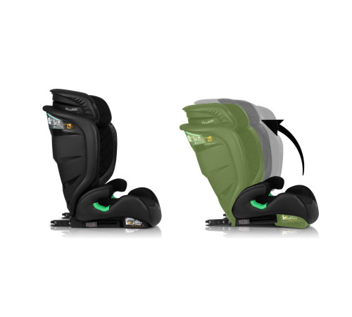 Автокрісло Nukido Louis чорне 15-36 кг ISOFIX Автокрісло Nukido Louis чорне 15-36 кг ISOFIX
