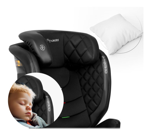 Автокрісло Nukido Louis чорне 15-36 кг ISOFIX Автокрісло Nukido Louis чорне 15-36 кг ISOFIX