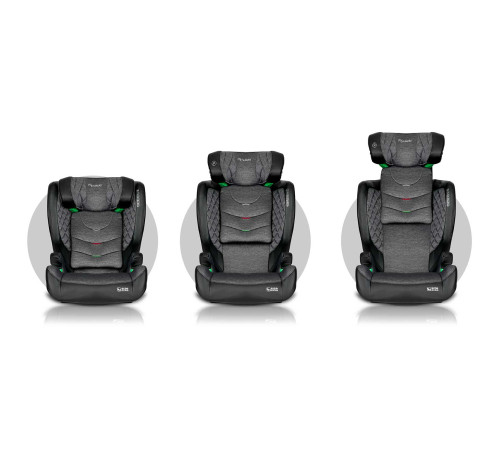 Автокрісло Nukido Louis чорно-сіре 15-36 кг ISOFIX Автокрісло Nukido Louis чорно-сіре 15-36 кг ISOFIX