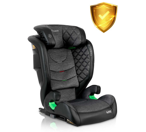 Автокрісло Nukido Louis чорно-сіре 15-36 кг ISOFIX Автокрісло Nukido Louis чорно-сіре 15-36 кг ISOFIX
