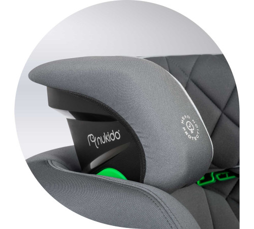 Автокрісло Nukido Louis сіре 15-36 кг ISOFIX Автокрісло Nukido Louis сіре 15-36 кг ISOFIX