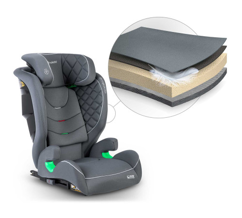 Автокрісло Nukido Louis сіре 15-36 кг ISOFIX Автокрісло Nukido Louis сіре 15-36 кг ISOFIX