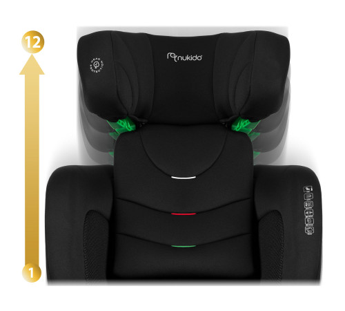 Автокрісло Nukido Louis Soft чорне 15-36 кг ISOFIX Автокрісло Nukido Louis Soft чорне 15-36 кг ISOFIX