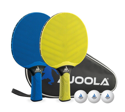 Набір для настільного тенісу Joola Vivid Outdoor, синьо-жовтий Набір для настільного тенісу Joola Vivid Outdoor, синьо-жовтий