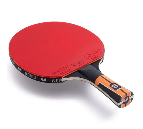 Ракетка для настільного тенісу Butterfly Timo Boll Comfort Junior FL, чорно-червона
