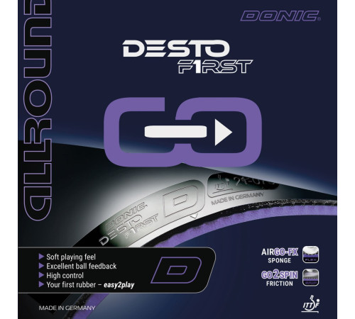 Ракетка для настільного тенісу DONIC Zentra First Allround Desto First