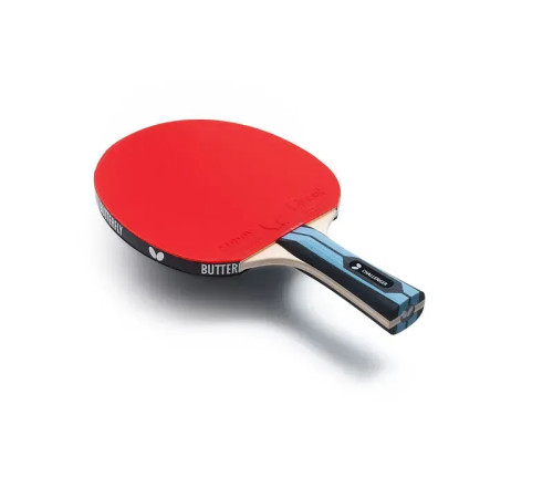 Ракетка для настільного тенісу Team Butterfly Challenger FL, чорно-червона