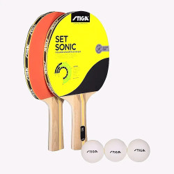 Набір для настільного тенісу Stiga Sonic Hobby, чорно-червоний