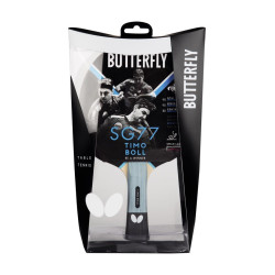 Ракетка для настільного тенісу BUTTERFLY Timo Boll SG77, чорно-червона