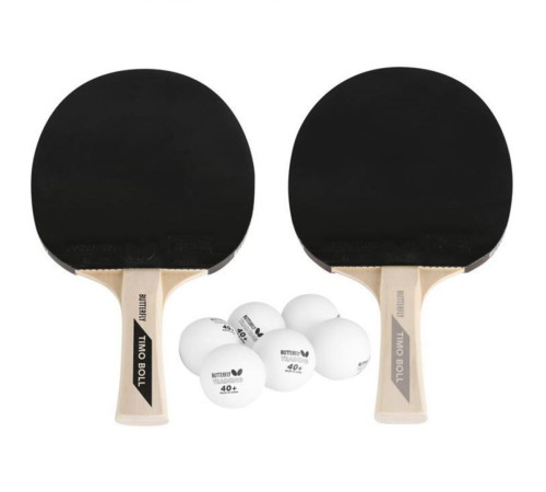 Набір для настільного тенісу BUTTERFLY Timo Boll, чорний Набір для настільного тенісу BUTTERFLY Timo Boll, чорний