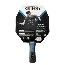 Ракетка для настільного тенісу BUTTERFLY Ovtcharov Sapphire, чорно-червона