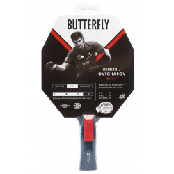 Ракетка для настільного тенісу Butterfly Ovtcharov Ruby, чорно-червона