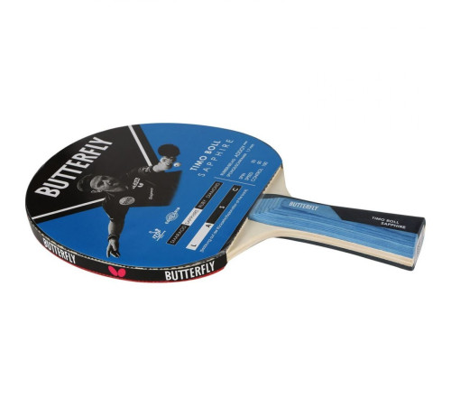 Ракетка для настільного тенісу BUTTERFLY Timo Boll Sapphire, чорно-червона Ракетка для настільного тенісу BUTTERFLY Timo Boll Sapphire, чорно-червона