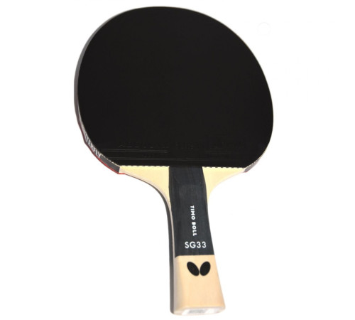 Ракетка для настільного тенісу BUTTERFLY Timo Boll SG33, чорно-червона Ракетка для настільного тенісу BUTTERFLY Timo Boll SG33, чорно-червона