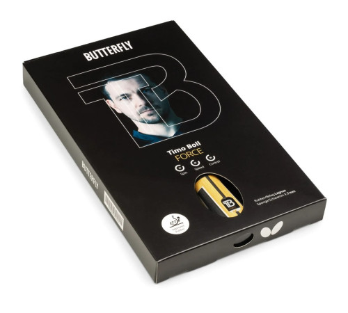 Ракетка для настільного тенісу BUTTERFLY Timo Boll Force, чорно-червоний