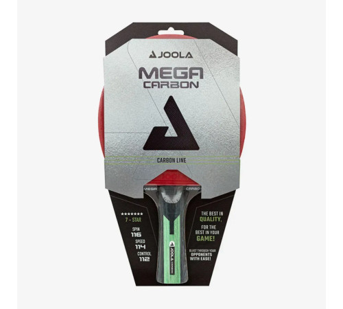 Ракетка для настільного тенісу Joola Mega Carbon, чорно-червона