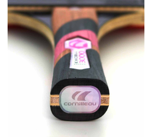 Ракетка для настільного тенісу Cornilleau EXCELL CARBON 3000, чорно-червона Ракетка для настільного тенісу Cornilleau EXCELL CARBON 3000, чорно-червона