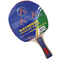 Ракетка для настільного тенісу SPARTAN Easy, чорно-червона