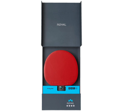 Ракетка для настільного тенісу Stiga Royal Crystal 4 Star FL, чорно-червона Ракетка для настільного тенісу Stiga Royal Crystal 4 Star FL, чорно-червона