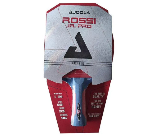 Ракетка для настільного тенісу Joola Rossi JR Pro 53140, чорно-червона Ракетка для настільного тенісу Joola Rossi JR Pro 53140, чорно-червона