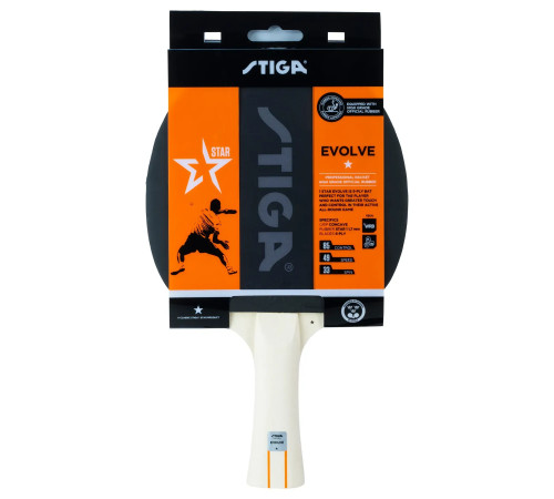 Ракетка для настільного тенісу Stiga Evolve FL, чорно-червона Ракетка для настільного тенісу Stiga Evolve FL, чорно-червона