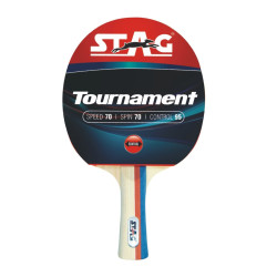 Ракетка для настільного тенісу STAG TOURNAMENT, червона