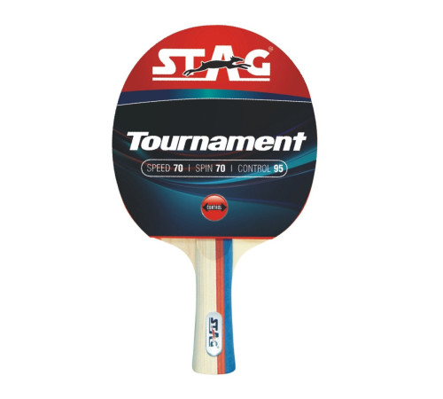 Ракетка для настільного тенісу STAG TOURNAMENT, червона
