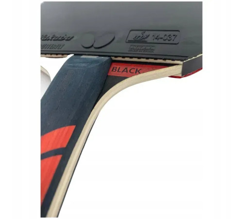 Ракетка для настільного тенісу Butterfly Ovtcharov, чорно-червоний