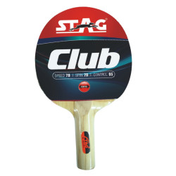 Ракетка для настільного тенісу STAG CLUB, червона