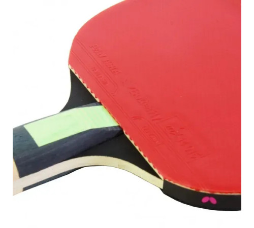 Ракетка для настільного тенісу Butterfly Tiago Apolonia TAX3, червона