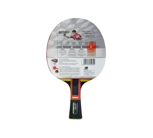 Ракетка для настільного тенісу Butterfly Zhang Jike ZJX6, червоний