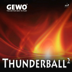 Накладка для ракетки Gewo Thunderball² 2.1, чорна