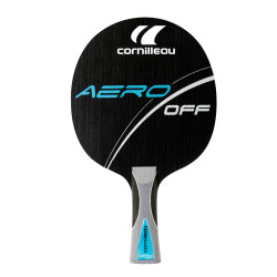 Ракетка для настільного тенісу Cornilleau AERO OFF CONCAVE, чорно-блакитна