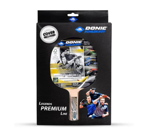 Набір для настільного тенісу Donic Legends, чорно-червоний