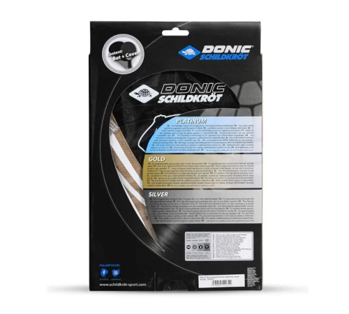 Набір для настільного тенісу Donic Legends, чорно-червоний