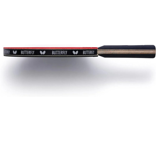 Ракетка для настільного тенісу Butterfly Ovtcharov Prime C Carbon FL, чорно-червона