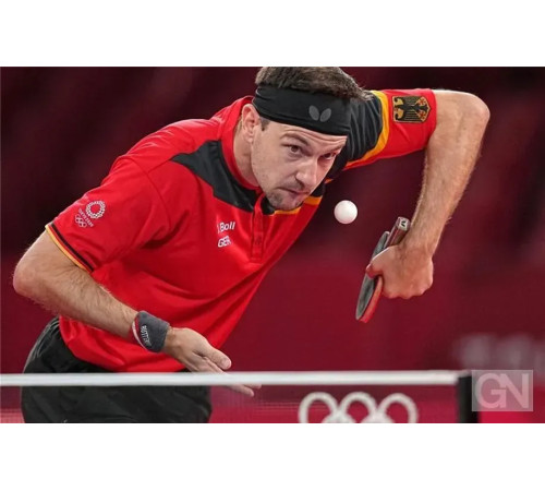 Ракетка для настільного тенісу Butterfly Timo Boll Comfort FL, чорно-червона