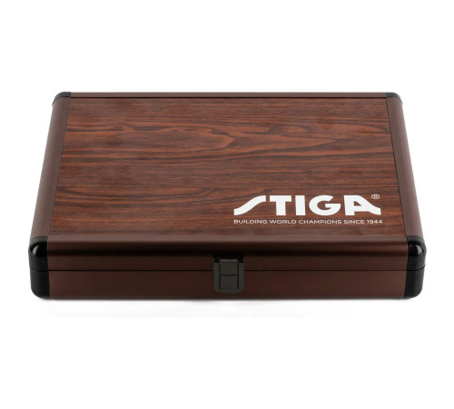 Кейс для настільного тенісу Stiga Alubatcase Home, коричневий